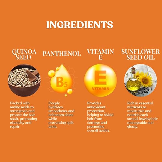 Cabelo Chave Quinoa Hair Mask l Repair, Hydrate & Strengthen Damaged Hair 500ml