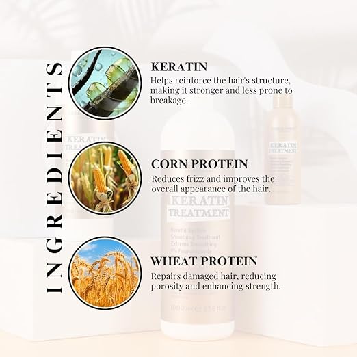 Cabelo Chave Keratin Treatment For Smooth & Shiny Hair 500ml