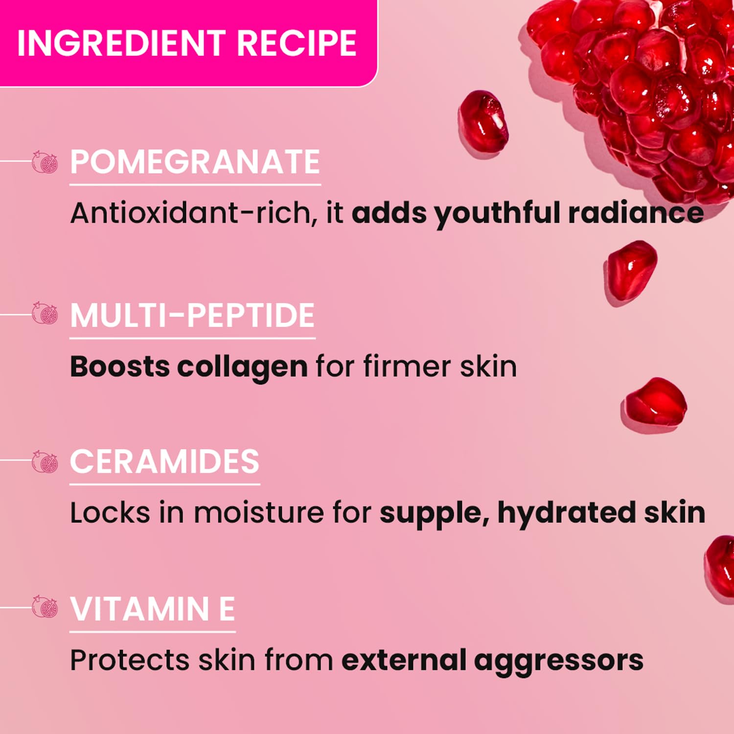 Dot & Key Pomegranate Peptide Moisturizer, youthful hydration care