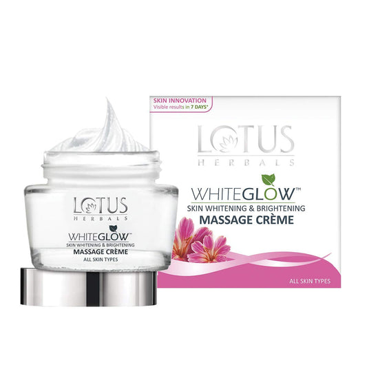 Lotus Herbals WhiteGlow Skin Whitening Massage Cream, massage cream, creamy texture