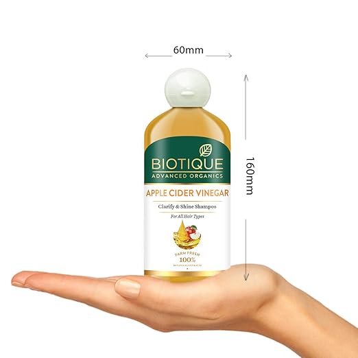 Biotique Advanced Organics Apple Cider Vinegar Clarify & Shine Shampoo 300ml