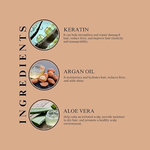 Cabelo Chave Keratin Shampoo | Strength & Shine Care 300ml 