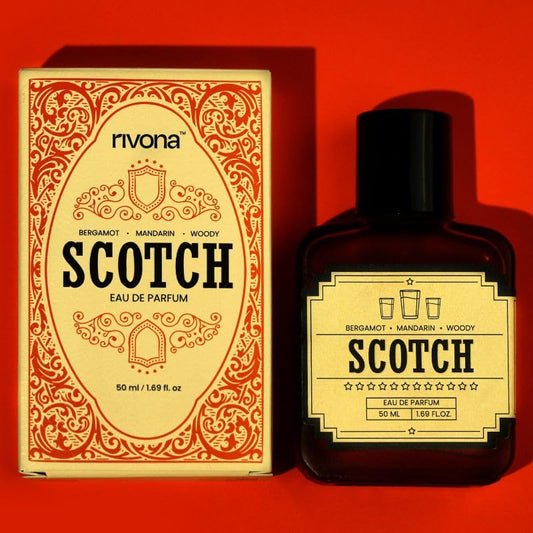 Rivona Scotch Perfume, woody aromatic fragrance, premium scent, rivona eau de parfum