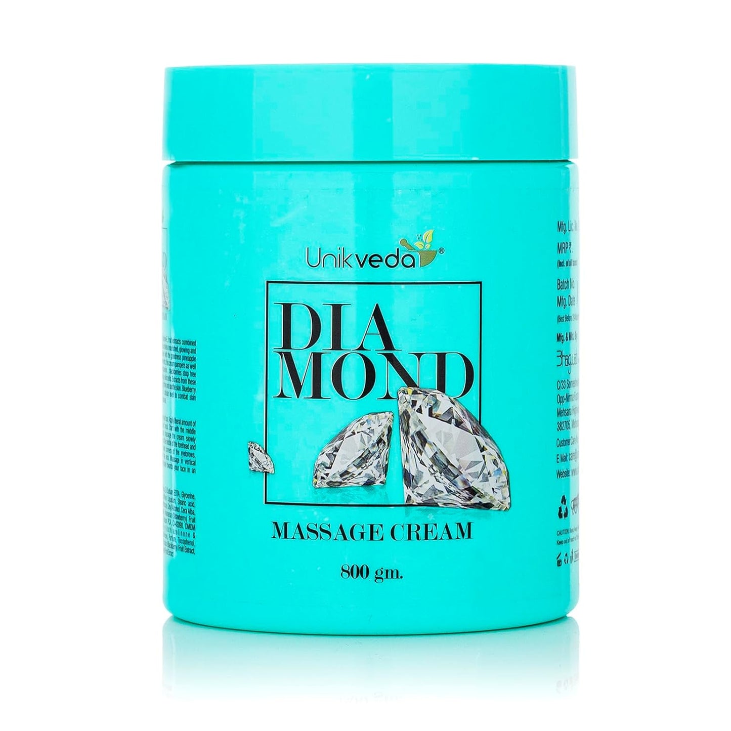 Unikveda Diamond Massage Cream, diamond massage cream, vitamin e enriched cream, skin nourishment, professional massage