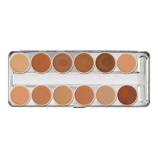 Kryolan Supracolor FS12 Palette | Professional Makeup Kit