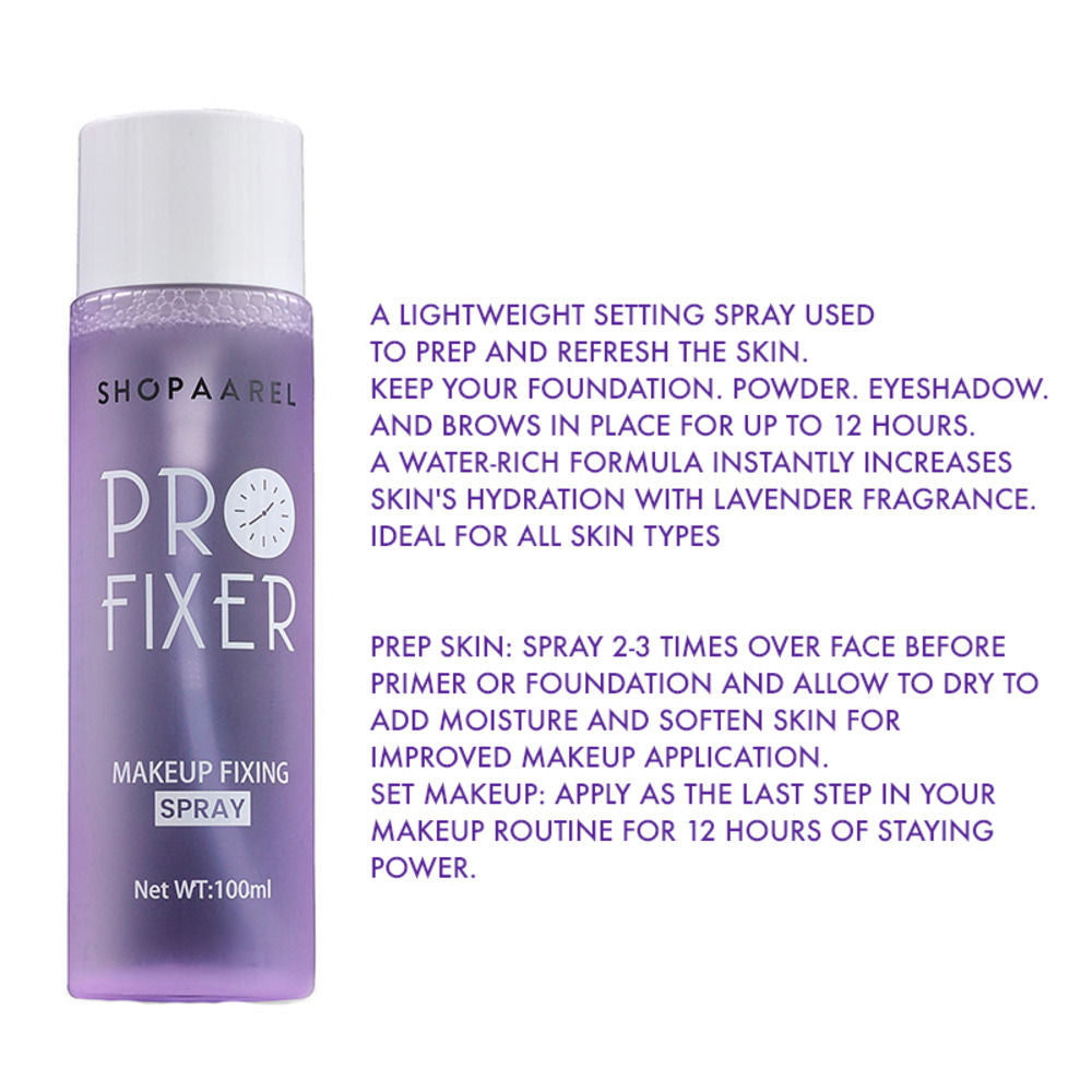Shopaarel Make Up Fixing Spray | Long-Lasting Makeup Setter