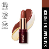 Lakmï¿½ Ultimate Glam Satin Matte Lipstick ï¿½ Petal Nude|4.3 gms|MRP 350