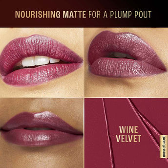 Lakmï¿½ Ultimate Glam Satin Matte Lipstick ï¿½ Wine Velvet|4.3 gms|MRP 350