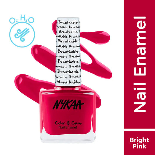 Nykaa Breathable Nail Enamel - Dreamy Dahlia - 323|9 ml|MRP 229