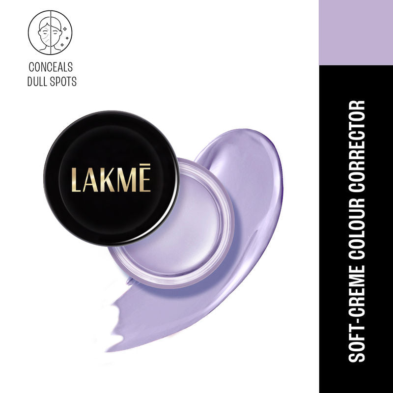 Lakm? Unreal Cover Soft-Creme Colour Corrector ï¿½ Purple|3.9 gms|MRP 550
