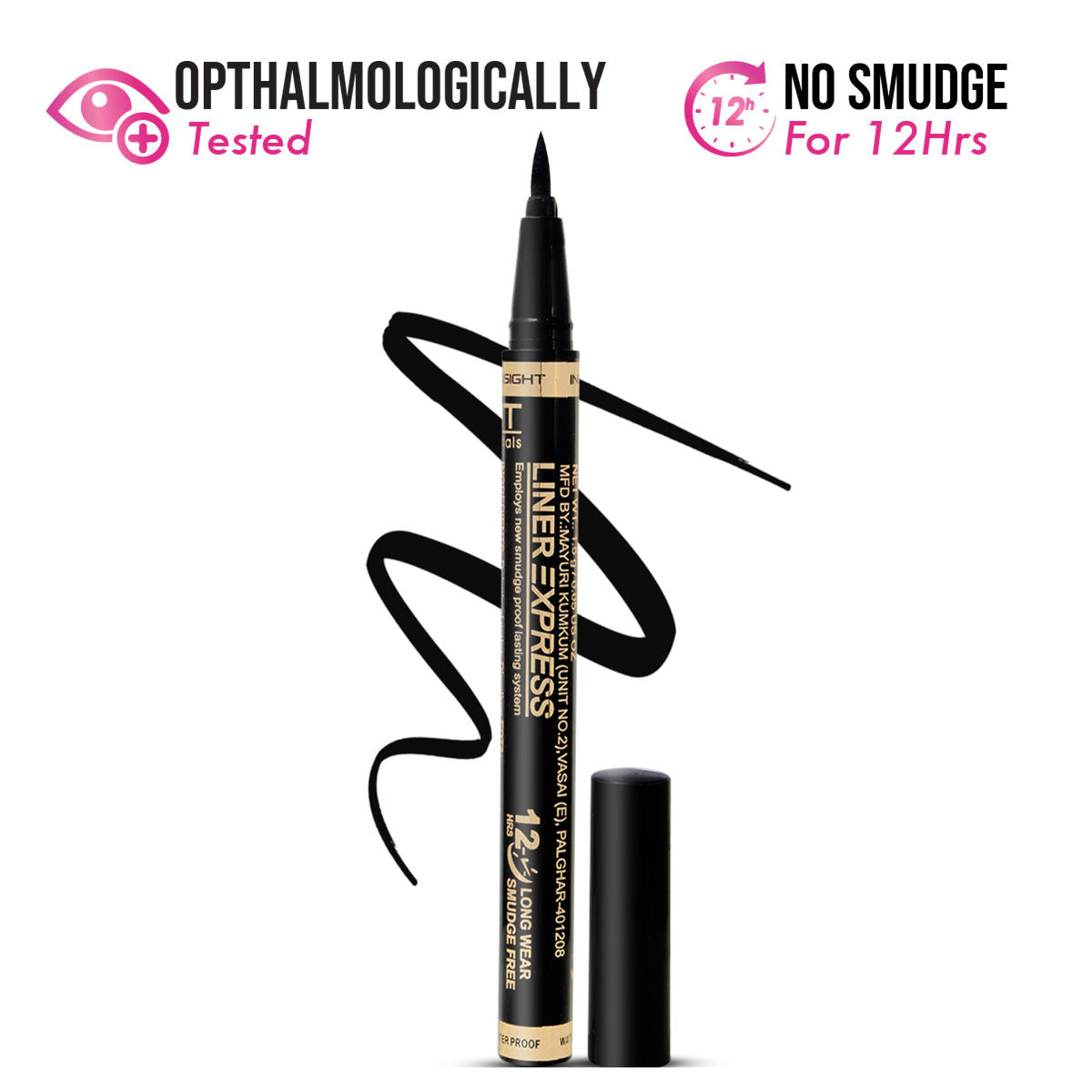 Insight Cosmetics Liner Express Eyepen Shiny Black|1.5 gms|MRP 180