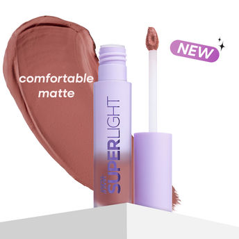 Nykaa Superlight Lip Cloud Airy Mousse Matte Liquid Lipstick for Lip & Cheek - Toffee Tonic|5 ml|MRP 799