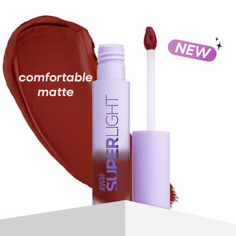 Nykaa Superlight Lip Cloud Airy Mousse Matte Liquid Lipstick for Lip & Cheek - Ruby Sour|5 ml|MRP 799