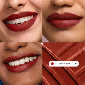 Nykaa Superlight Lip Cloud Airy Mousse Matte Liquid Lipstick for Lip & Cheek - Ruby Sour|5 ml|MRP 799