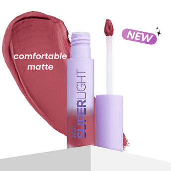 Nykaa Superlight Lip Cloud Airy Mousse Matte Liquid Lipstick for Lip & Cheek - Rose All Day|5 ml|MRP 799