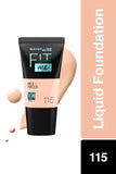 Maybelline New York Fit Me Matte+Poreless Liquid Foundation Tube - 115 Ivory|18 ml|MRP 329