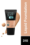 Maybelline New York Fit Me Matte+Poreless Liquid Foundation Tube - 310 Sun Beige|18 ml|MRP 329