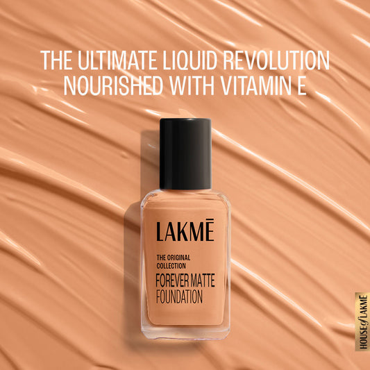 Lakm? Forever Matte Foundation -  Natural Shell|27 ml|MRP 225