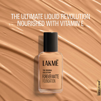 Lakm? Forever Matte Foundation -  Natural Coral|27 ml|MRP 225