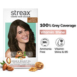 Streax Professional Argan Secrets Copper- Light Brown 5.4|60 gms|MRP 220