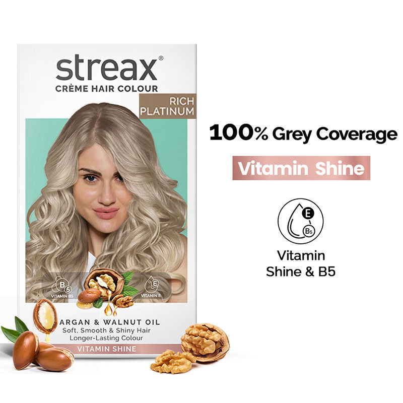 Streax Hair Colour - Rich Platinum |120 ml|MRP 220