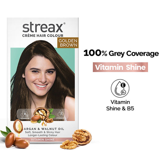 Streax Hair Color -Golden Brown 4.3 |120 ml|MRP 220