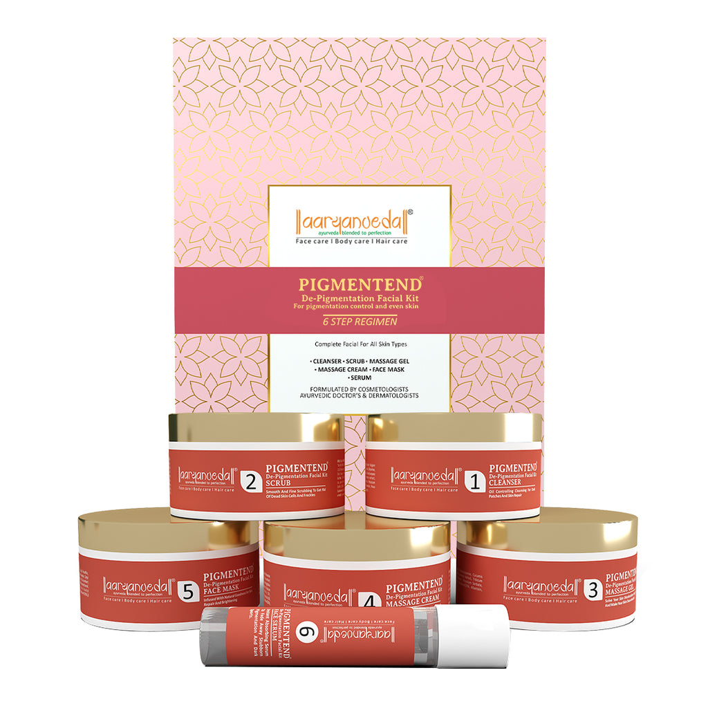 Aaryanveda De-Pigmentation Facial Kit  |260 GMS|MRP 1500