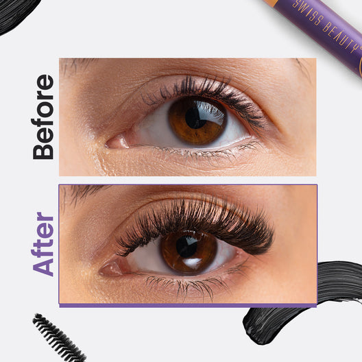 Swiss Beauty Bold Eyes Super Lash Mascara Waterproof|7.5 ml|MRP 299