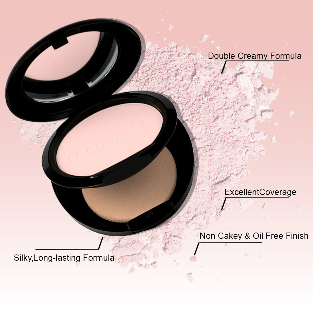 Forever 52 Two Way Cake Compact Powder A002|12 gms|MRP 710