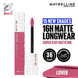 Maybelline Superstay Matte Ink Liquid Lipstick � 15 Lover|5 ml|MRP 699