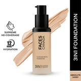 Faces Canada Flawless Matte Foundation - Absolute Ivory 012|30 ml|MRP 999