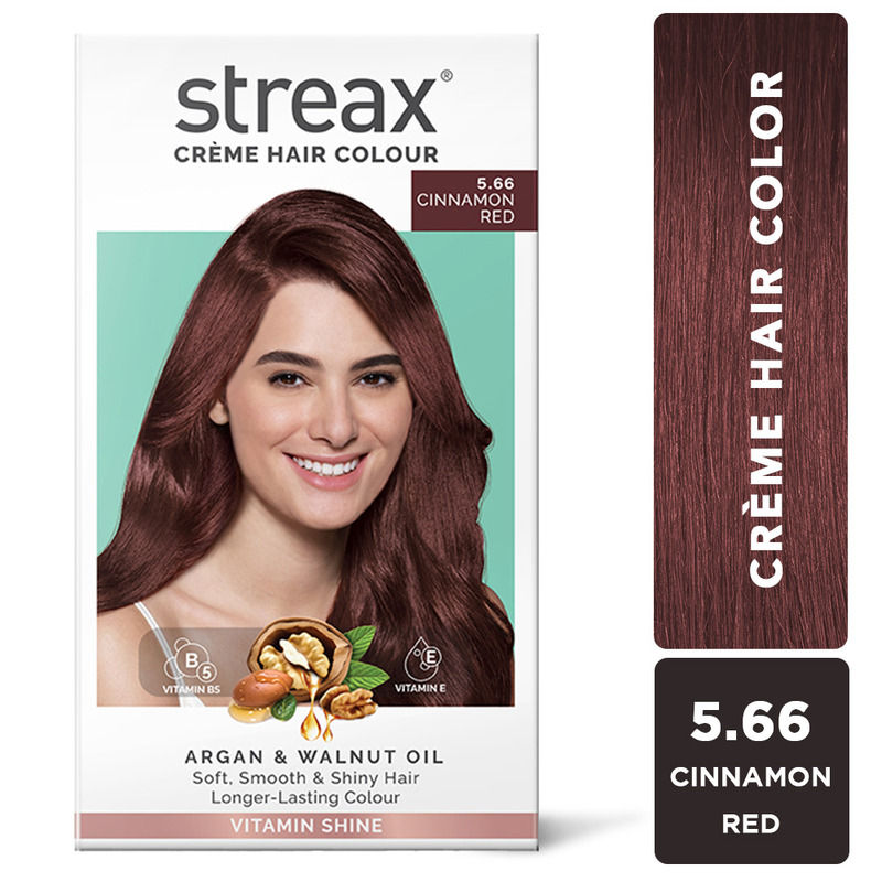 Streax Hair Colour - Cinnamon Red|120 ml|MRP 220