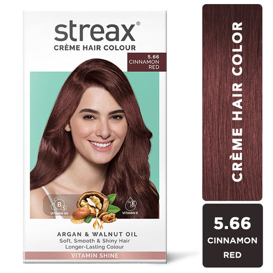 Streax Hair Colour - Cinnamon Red|120 ml|MRP 220