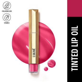 Lakmï¿½ 9 to 5 Overtime Shine Hydrating Tinted Lip Gloss Oil ï¿½ Berry Bling|5.3 ml|MRP 799
