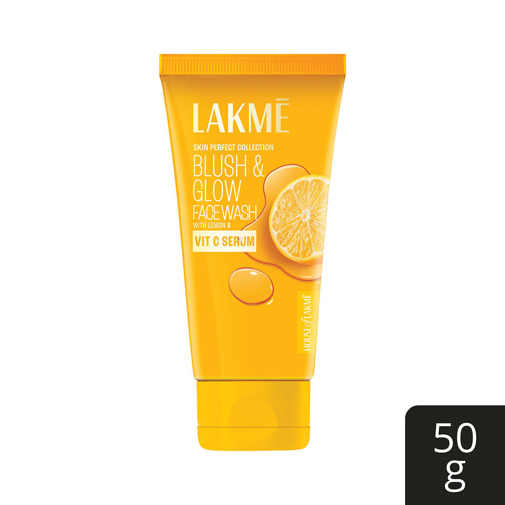 Lakm? Blush & Glow Brightening Lemon Facewash|50 gms|MRP 130