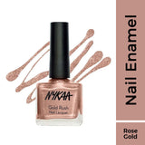 Nykaa Gold Rush Nail Lacquer - Lost In Gold 133|9 ml|MRP 249