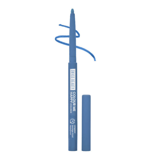 Swiss Beauty Colour Me Happy Eyeliner 04 Blue Indigo|0.4 gms|MRP 249
