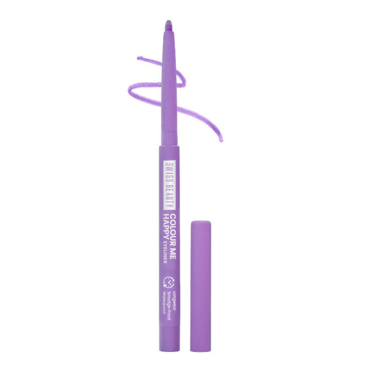 Swiss Beauty Colour Me Happy Eyeliner 08 Purple Aster|0.4 gms|MRP 249