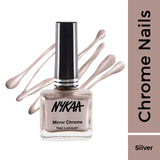 Nykaa Metallic Chrome Long Lasting Nail Enamel - Blonde Gold 164|9 ml|MRP 249