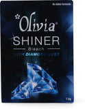 Olivia Shiner Bleach, instant glow face bleach, diamond dust infused bleach, professional care