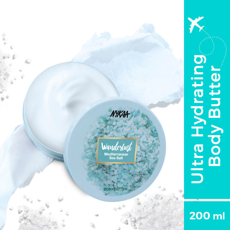 Nykaa Wanderlust Mediterranean Sea Salt Body Butter|200 ml|MRP 550