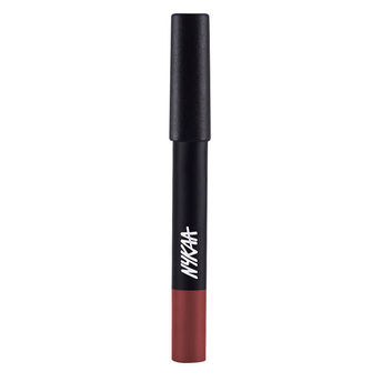 Nykaa Matte-illicious Transferproof Lip Crayon Lipstick with Free Sharpener - Jade Rose 11|2.8 gms|MRP 799