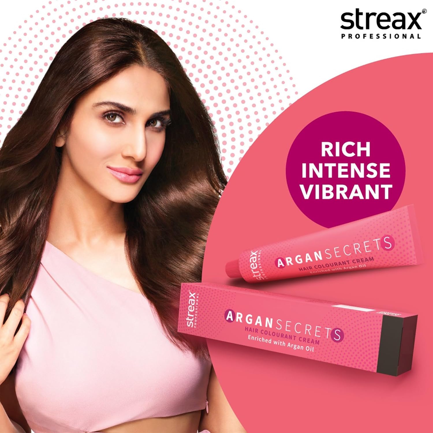 Streax Professional Argan Secrets Dark Brown 3 Hair Colour 60g