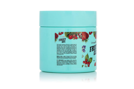 Unikveda Natural Fruit Face Gel, lightweight hydrating gel, fresh skin care, fruit based facial gel, professional use