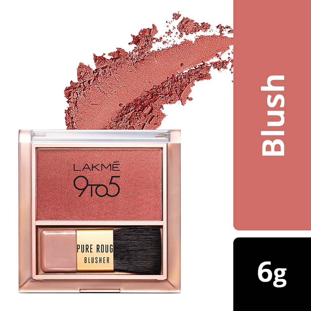 Lakme 9 to 5 Pure Rouge Blusher ï¿½ Nude Flush|6 gms|MRP 700