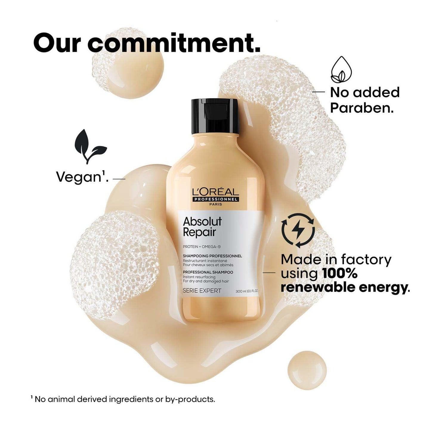 L’Oréal Professionnel Absolut Repair Shampoo 300ml for damaged hair care