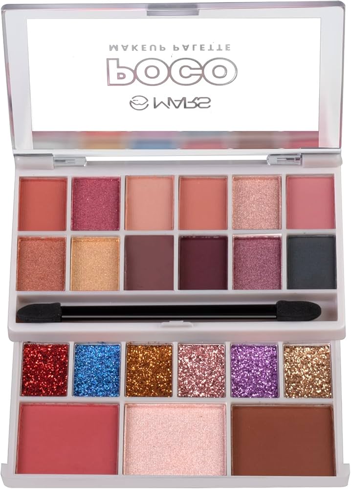 Mars Poco Face Makeup and eyeshadow Palette 03-Multicolor|20 gms|MRP 349
