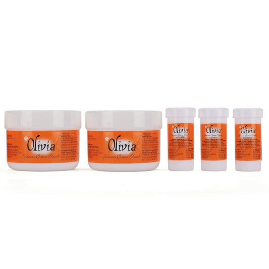 Olivia Skin Lightening Bleach, bright look face bleach, even tone skin care, salon bleach