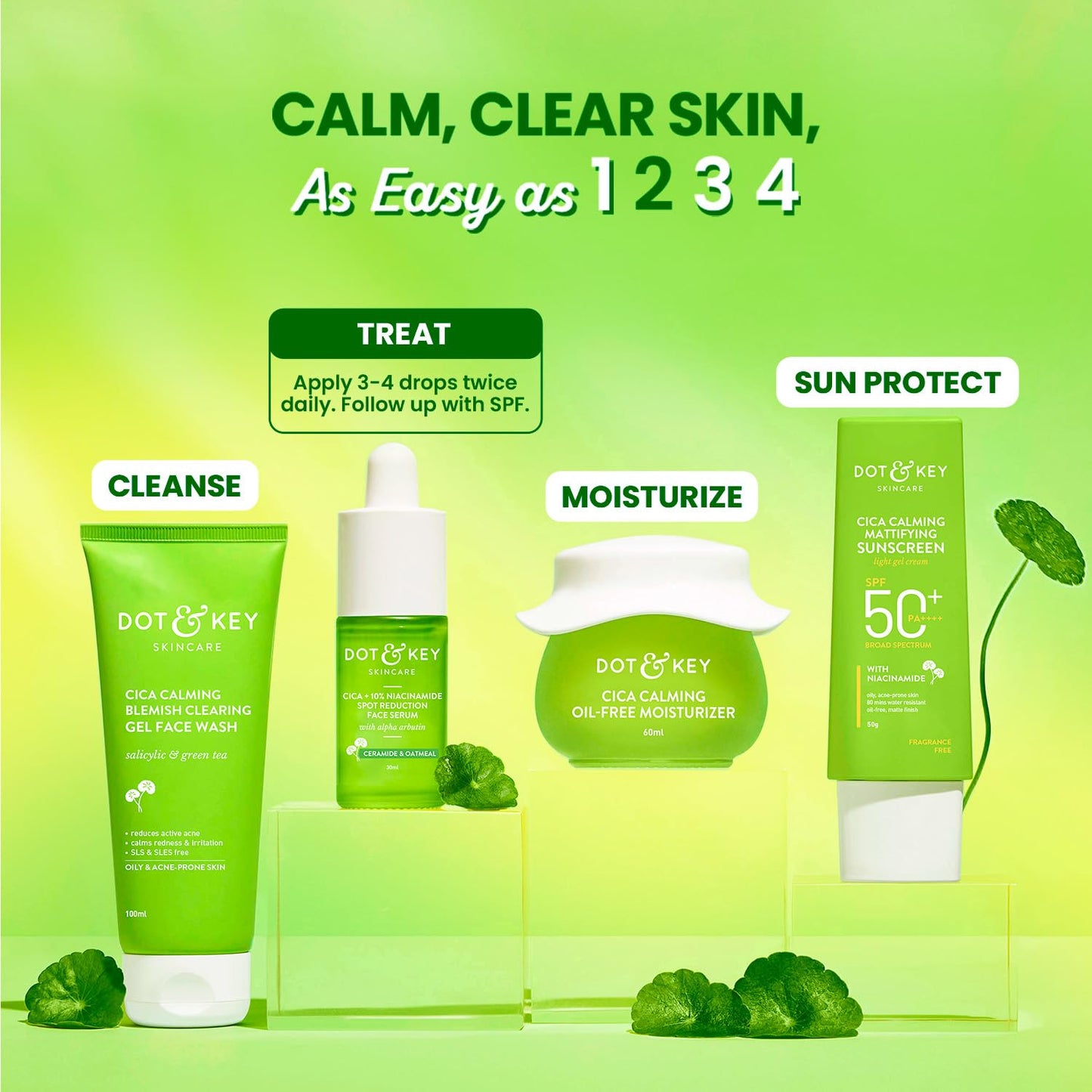 Dot & Key Cica Salicylic Serum, acne care skincare, blemish control serum