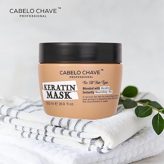 Cabelo Chave Botox Hair Mask For Frizz-Free Hair 250ml